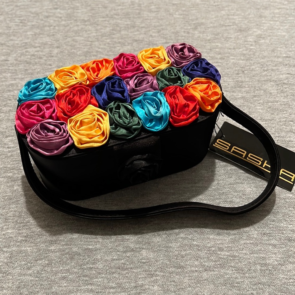 *NWT* Sasha NY Mini Tote with Roses